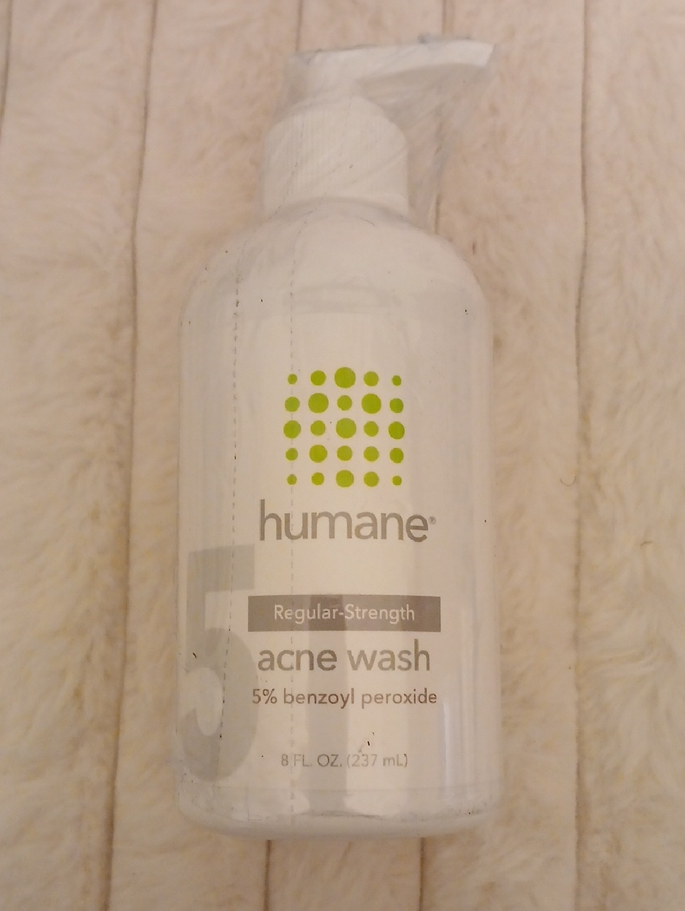 Humane Regular Strength Acne Wash 5% Benzoyl Peroxide Unisex